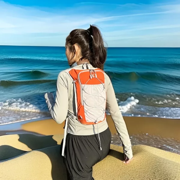 Sac à dos randonnée femme hydratation légère – Ultra confortable et respirant pour longues marches sans fatigue – Image 4