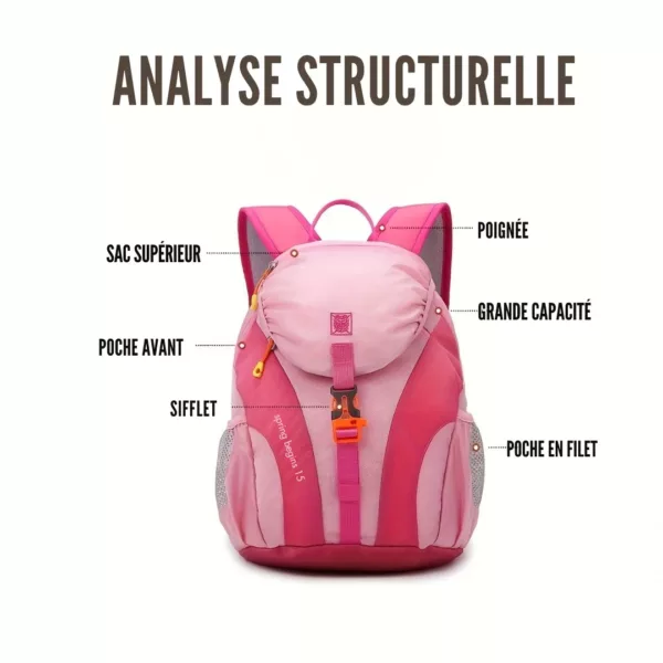 Sac à dos randonnée femme léger respirant – Image 4