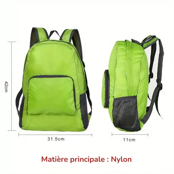 Sac à dos randonnée femme pliable léger – Image 3