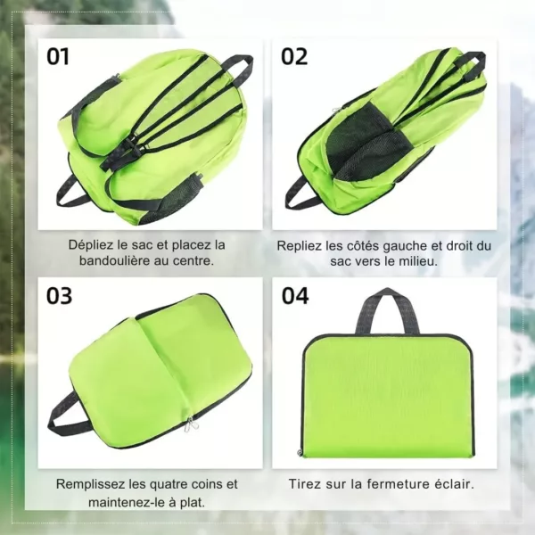 Sac à dos randonnée femme pliable léger – Image 5