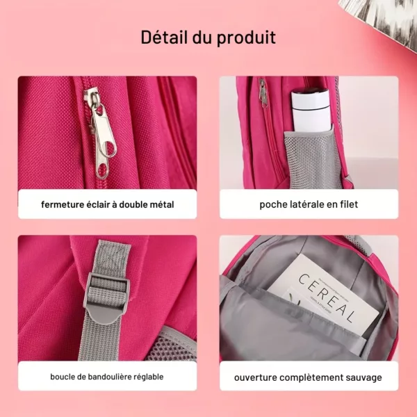 Sac à dos randonnée femme ultra léger pliable – Image 2