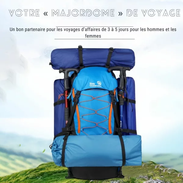 Sac à dos randonnée homme grande capacité – Image 5