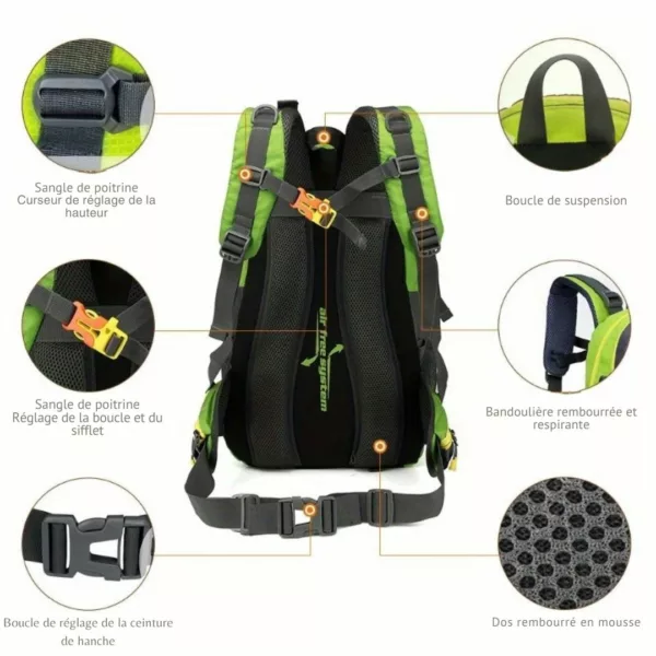 Sac à dos randonnée homme multisport – Image 8