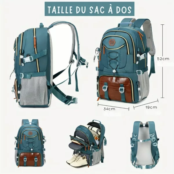 Sac à dos randonnée homme sport outdoor – Image 7