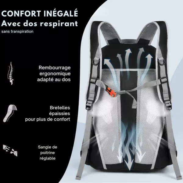 Sac à dos randonnée homme trekking intensif – Image 6
