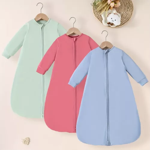 Sac de couchage bébé manches longues – Confort douillet et chaleur optimale pour nuits paisibles