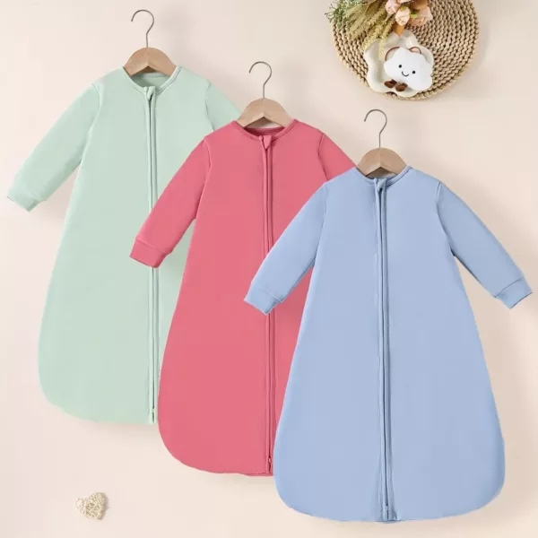 Sac de couchage bébé manches longues – Confort douillet et chaleur optimale pour nuits paisibles