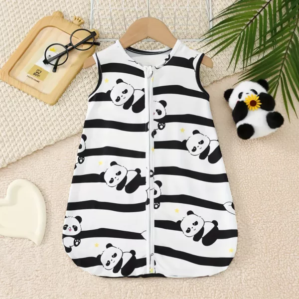 Sac de couchage bébé motif panda – Doux, chaud et sécurisant pour des nuits paisibles – Image 3