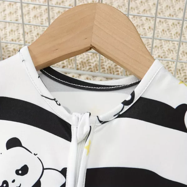 Sac de couchage bébé motif panda – Doux, chaud et sécurisant pour des nuits paisibles – Image 5