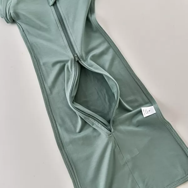 Sac de couchage bébé tissu léger – Confort respirant pour nuits paisibles – Idéal été et mi-saison – Image 2