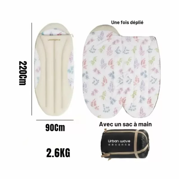 Sac de couchage camping confort thermique – Image 10