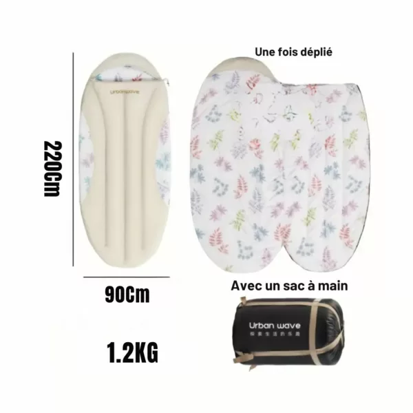 Sac de couchage camping confort thermique – Image 7