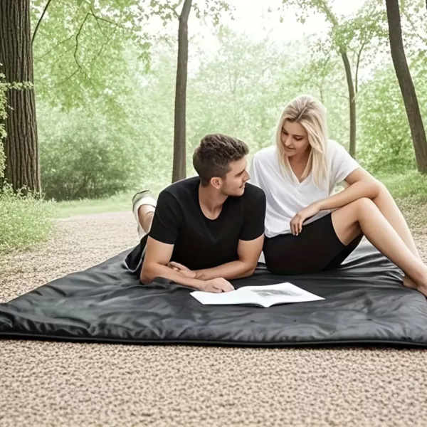 Sac de couchage deux personnes intérieur extérieur – Image 2