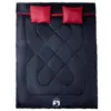 Sac de couchage double adulte matelassé