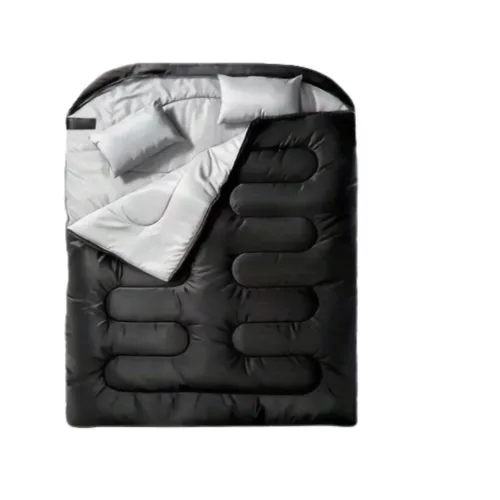 Sac de couchage double avec coussins