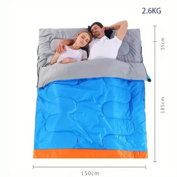 Sac de couchage double chaud portable – Image 5