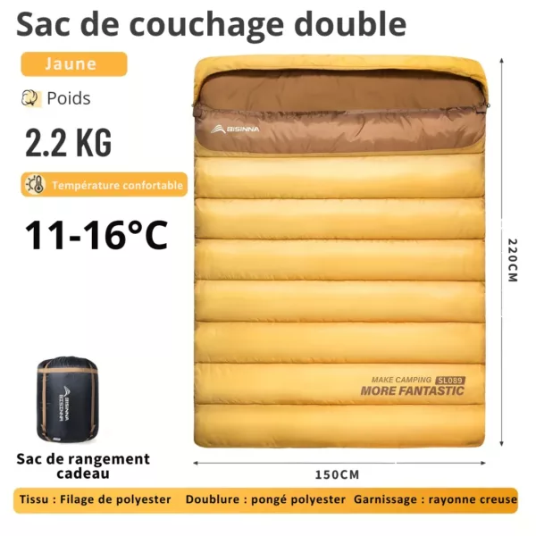 Sac de couchage double isolant extérieur – Image 8