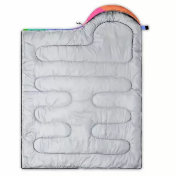 Sac de couchage enfant arc-en-ciel – Douillet et coloré pour des nuits paisibles en camping ou à la maison – Image 2