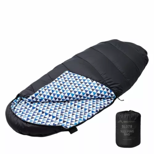 Sac de couchage flanelle grand confort – chaleur optimale et douceur pour nuits paisibles en plein air
