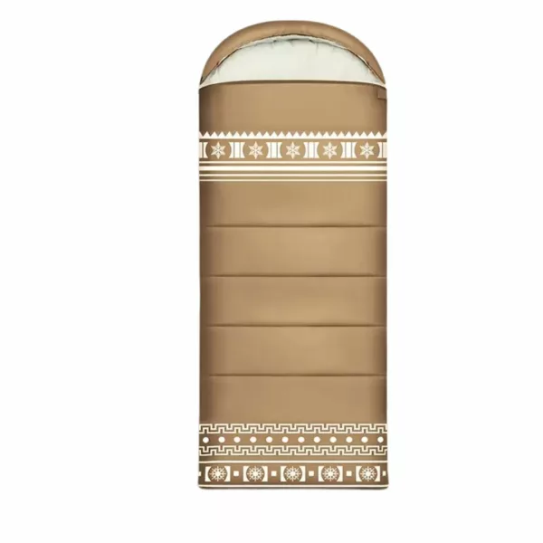 Sac de couchage hiver double usage – Ultra chaud, 2 en 1 couverture et sac, idéal camping par temps froid