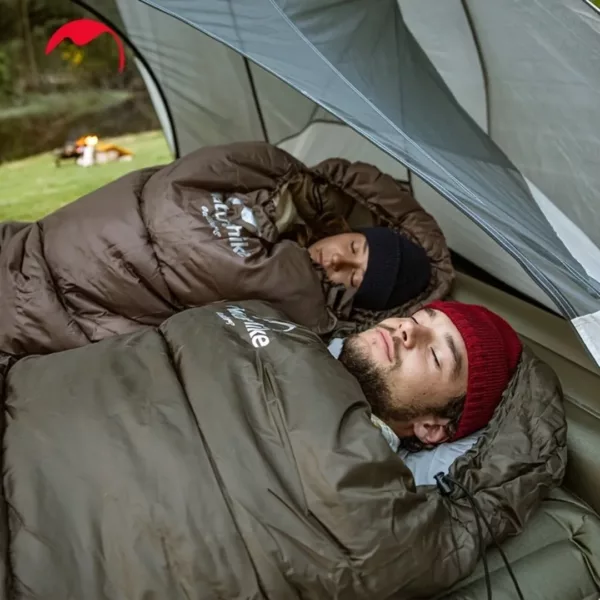 Sac de couchage isolant avec capuche – Confort thermique extrême pour nuits froides en plein air – Image 5