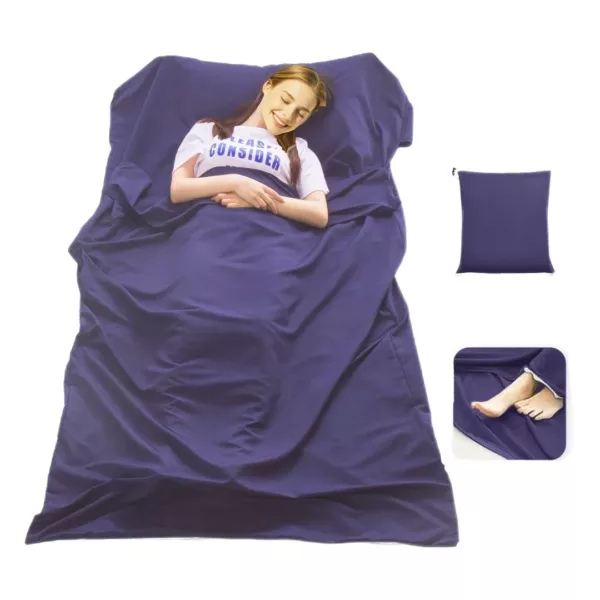 Sac de couchage léger avec bouton – Image 6