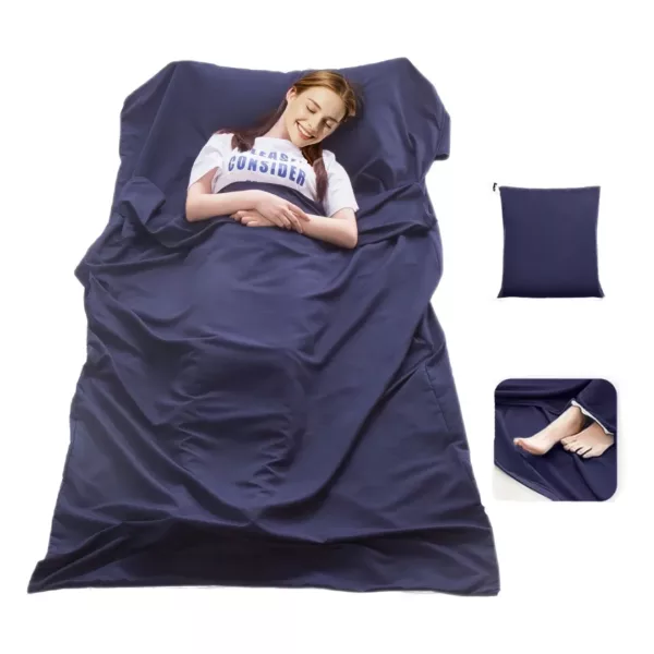 Sac de couchage léger avec bouton – Image 7