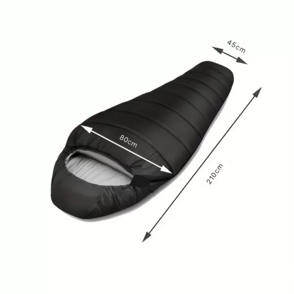 Sac de couchage momie extérieur léger – Ultra chaud et compact pour nuits confortables en camping – Image 3