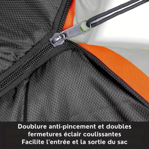 Sac de couchage momie extérieur léger – Ultra chaud et compact pour nuits confortables en camping – Image 6