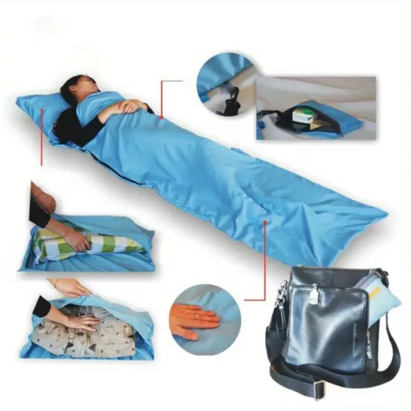 Sac de couchage pliable multifonction – Ultra léger et compact pour randonnée, camping et voyages confortables
