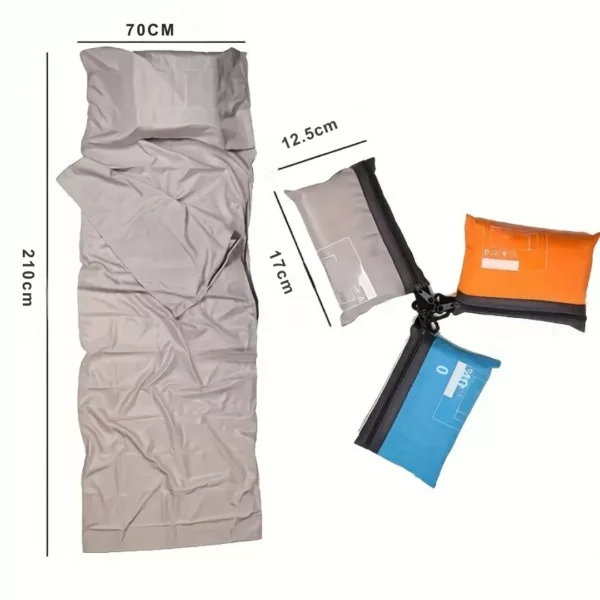 Sac de couchage pliable multifonction – Ultra léger et compact pour randonnée, camping et voyages confortables – Image 2