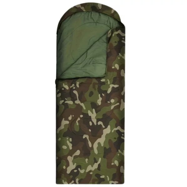 Sac de couchage trekking camouflage – Chaud, léger et compact pour bivouac nature extrême