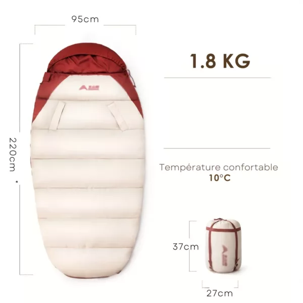 Sac de couchage trekking toutes saisons – Image 3
