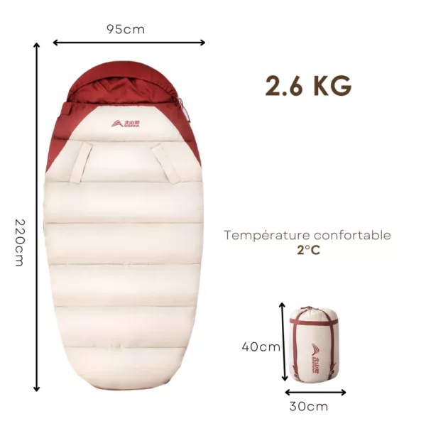 Sac de couchage trekking toutes saisons – Image 4