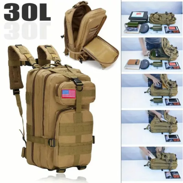 Sac militaire 30L tactique compact – Image 9