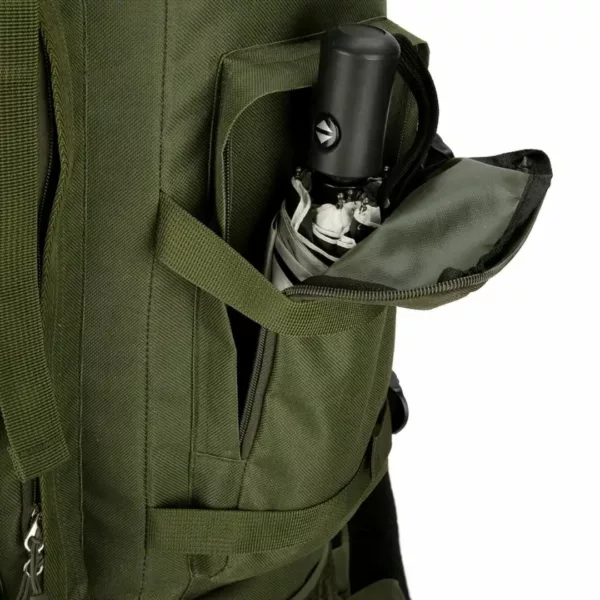 Sac militaire expédition 100L réglable – Ultra résistant, grande capacité pour randonnées, voyages ou missions longues – Image 6
