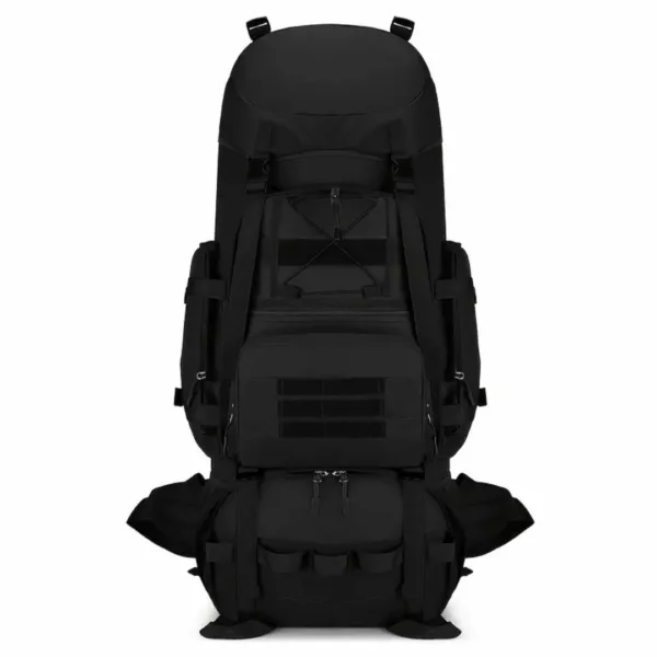 Sac militaire expédition 100L réglable – Ultra résistant, grande capacité pour randonnées, voyages ou missions longues