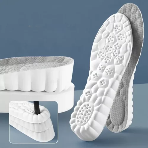 Semelle amortissante discrète gain taille – Rehausse la silhouette, absorbe les chocs, confort invisible au quotidien