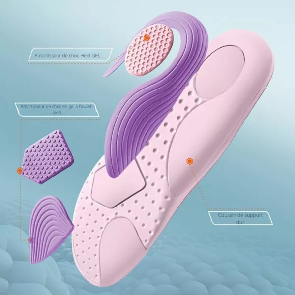 Semelle amortissante sport antidérapante femme – Image 7