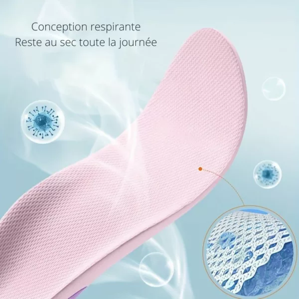 Semelle amortissante sport antidérapante femme – Image 4