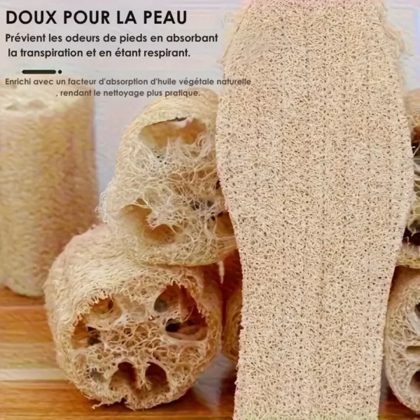Semelle anti transpiration fibre naturelle – Image 2