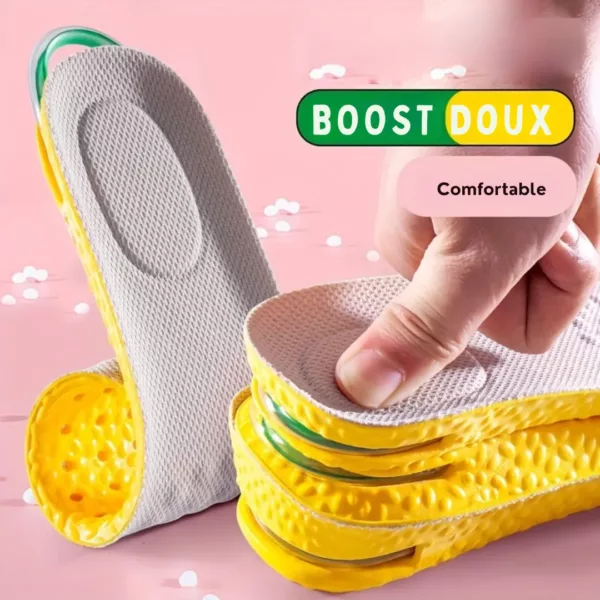 Semelle épaisse amortissante discrète sport – Confort ultime au quotidien – Soulage les douleurs et absorbe les chocs – Image 6