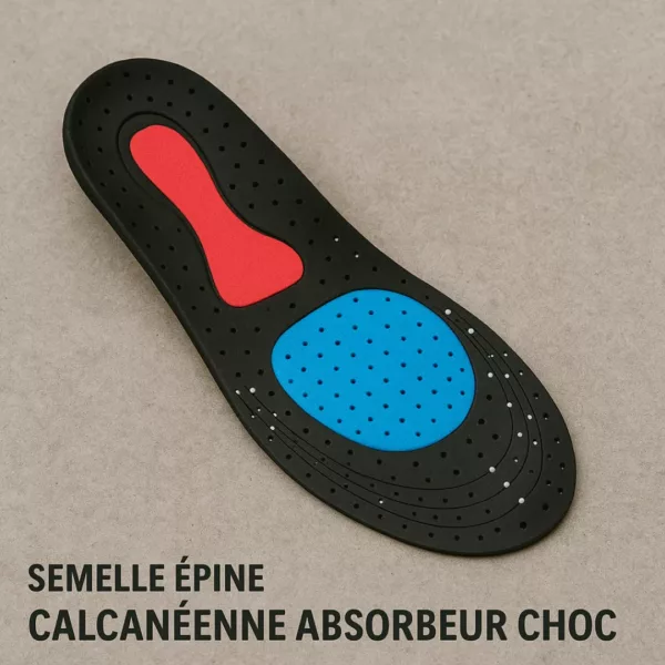 Semelle épine calcanéenne absorbeur choc – Soulagez vos talons dès la marche – Confort & amorti longue durée – Image 2