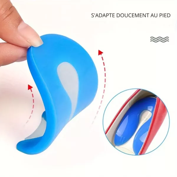 Semelle épine calcanéenne gel silicone – Image 4