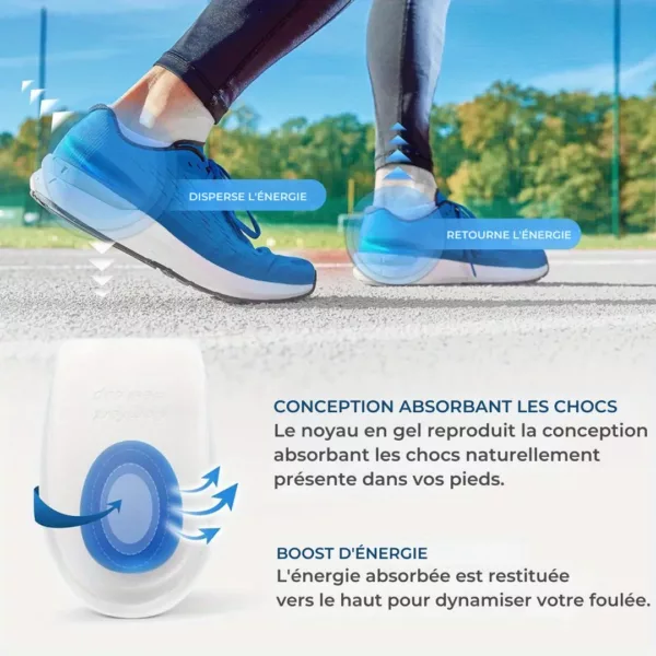 Semelle épine calcanéenne talonnette silicone – Soulagez vos douleurs au talon au quotidien – Confort et maintien optimal – Image 5
