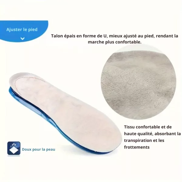 Semelle gel confort ajustable respirante – Image 6