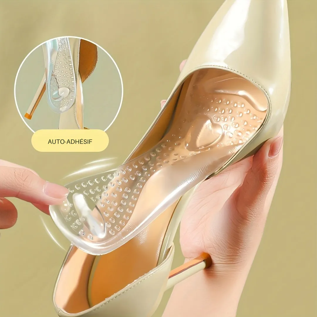 Semelle gel massage talon haut antidérapante – Confort absolu & maintien parfait toute la journée – Image 4