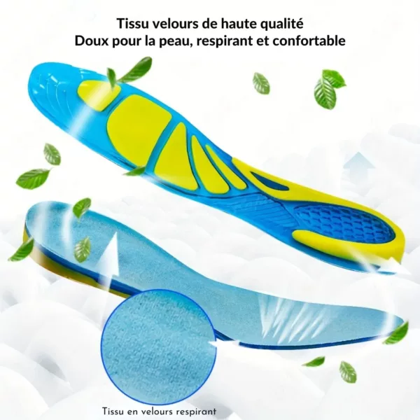 Semelle gel sport antidérapante ergonomique – Image 5