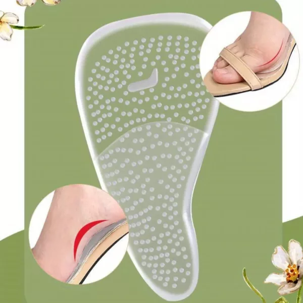 Semelle gel talon haut antichoc – Confort ultime toute la journée sans douleur aux pieds – Image 2