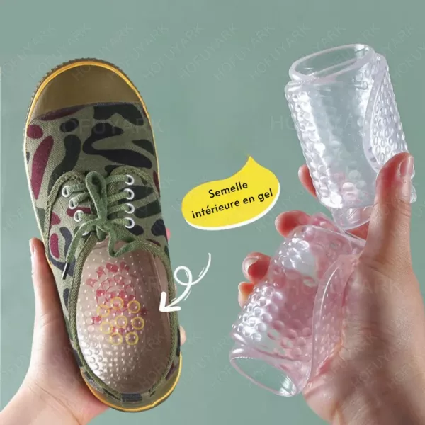 Semelle gel transparente massage respirante – Image 7
